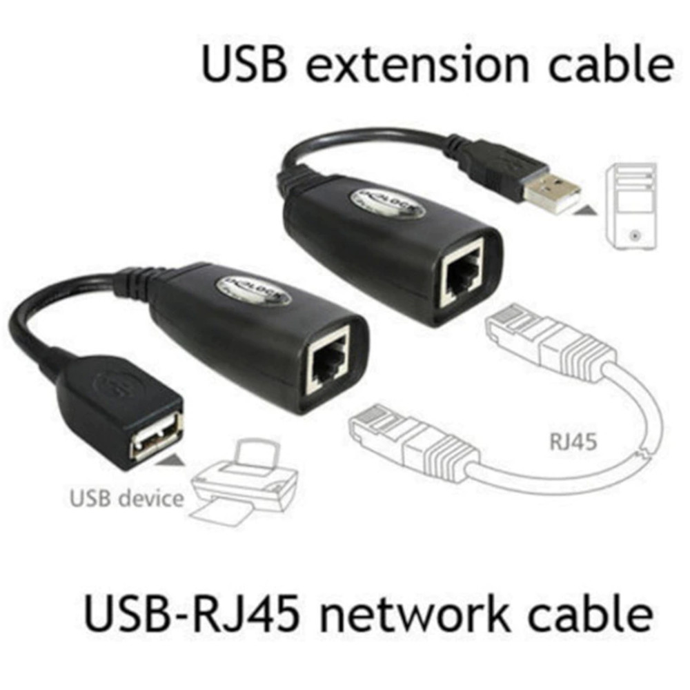 Extensao USB AM/AF via RJ45 ate 50metros