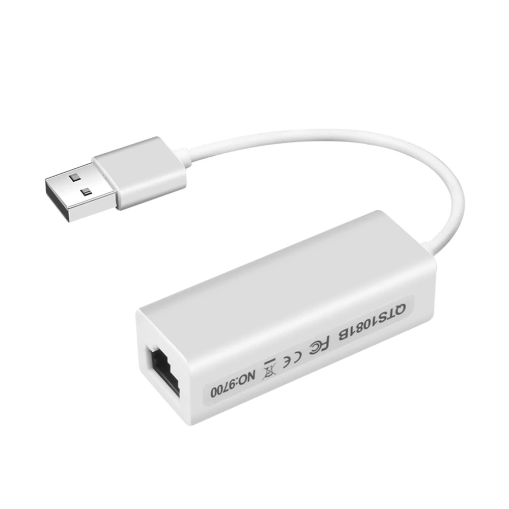 Adaptador rede USBxRJ45 branco MAC/W7-64