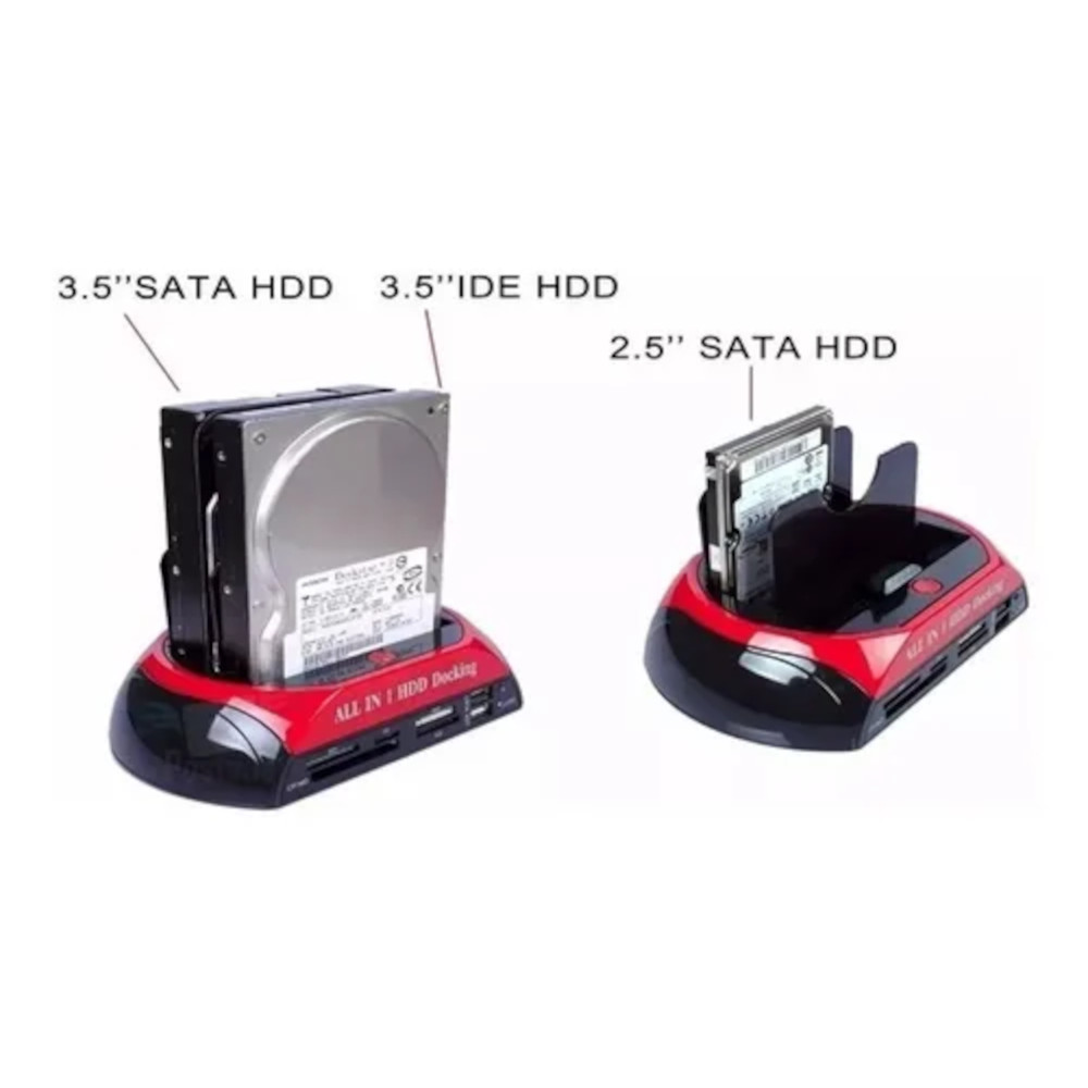 Dock e-sata 2.5 3.5 Leitor SD CF Usb 2.0