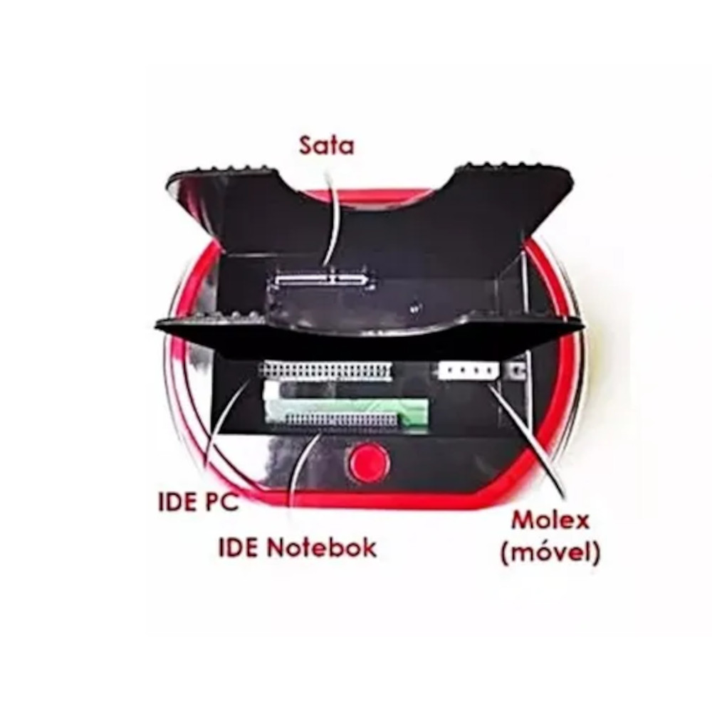 Dock e-sata 2.5 3.5 Leitor SD CF Usb 2.0