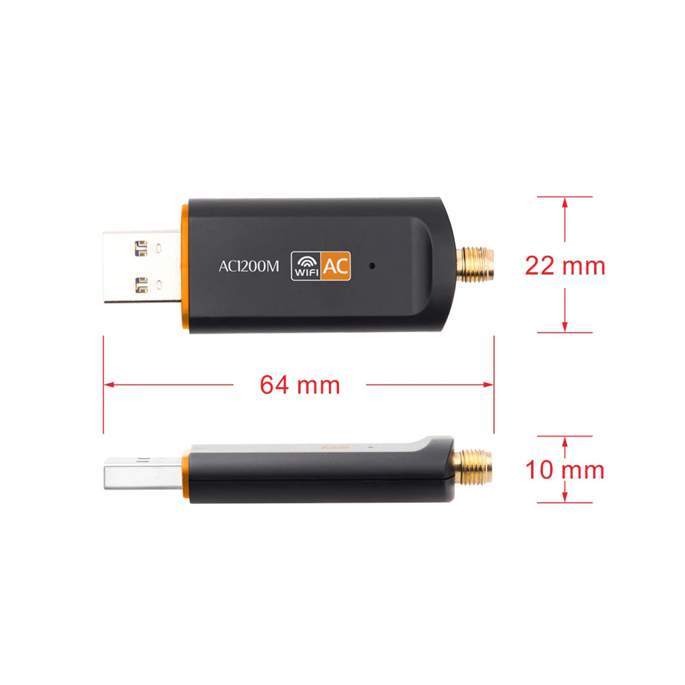 Adaptador usb Wifi dual band 1200 2db