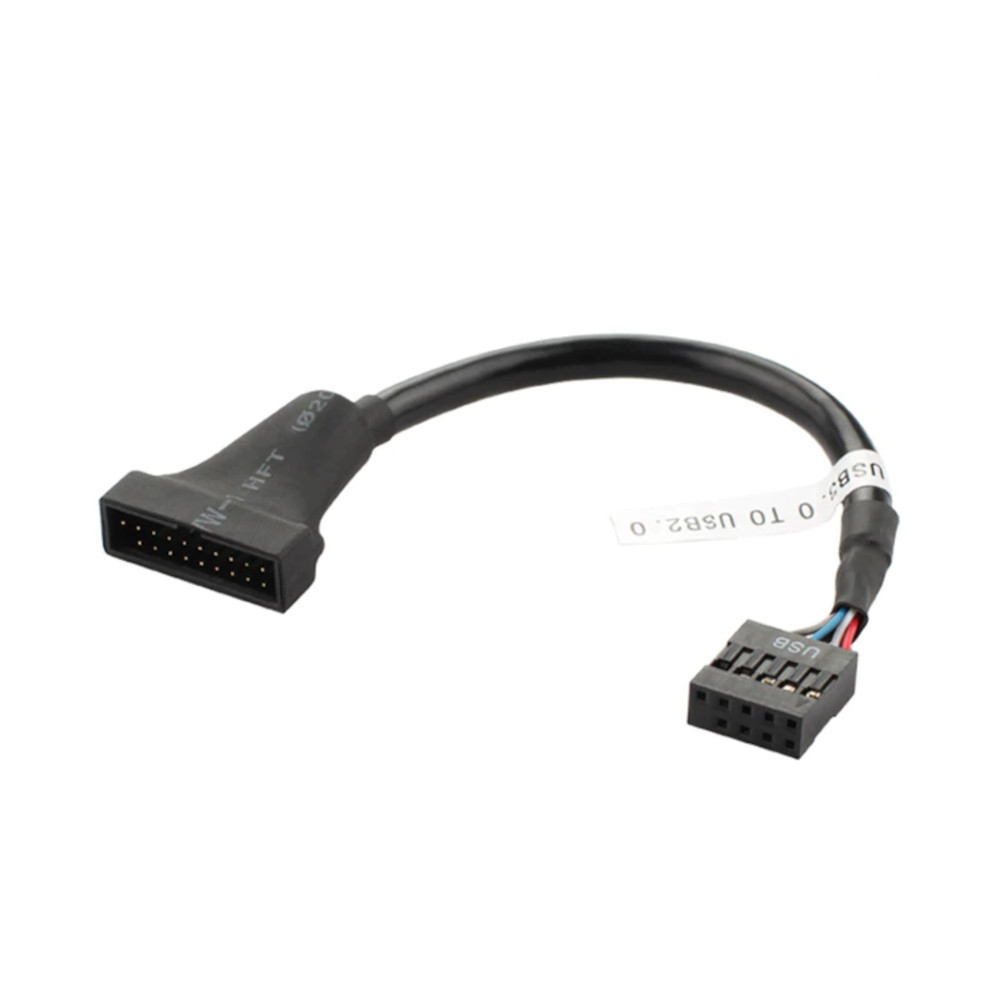 Adaptador PC USB 3.0 20P M USB 2.0 9P F
