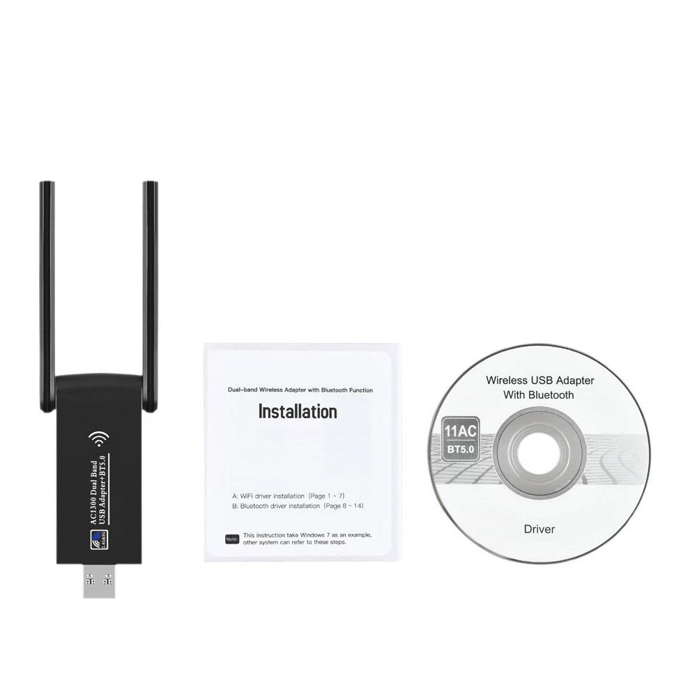 Adaptador USB 3.0 Wifi Dual Band AC1300